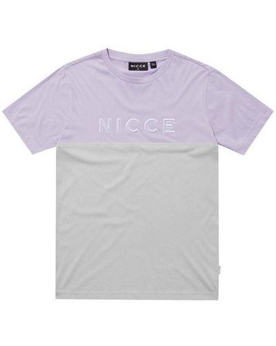 Nicce London Maxin T Shirt - Purple