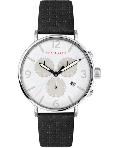 Ted Baker Backlight Fashion Analogue Quartz Watch - Metallic