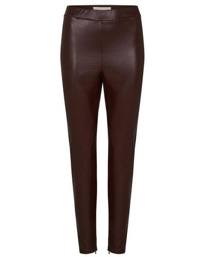 MICHAEL Michael Kors Michael Kors Faux Leather leggings - Brown