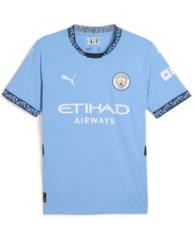 PUMA Manchester City Home Shirt 2024 2025 Adults - Blue