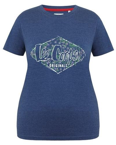 Lee Cooper Classic T Shirt Ladies - Blue