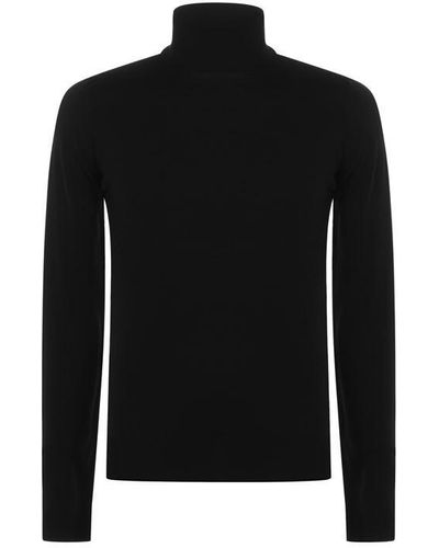 John Smedley Cherwell Turtle Neck Jumper - Black