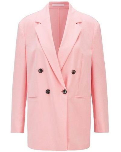 BOSS Double Breasted Blazer - Pink
