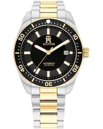 Tommy Hilfiger Stainless Steel Classic Analogue Automatic Watch - Metallic