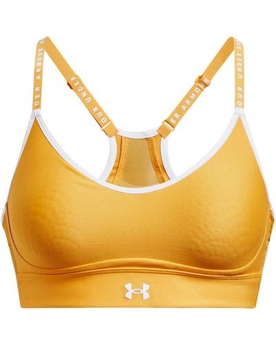Under Armour Covered Low Bra - Yellow