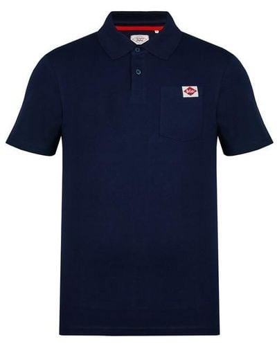 Lee Cooper Essential Polo Shirt - Blue