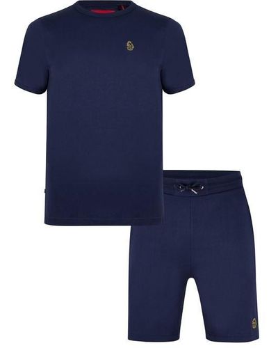 Luke Sport Short And T Shirt Set - Blue