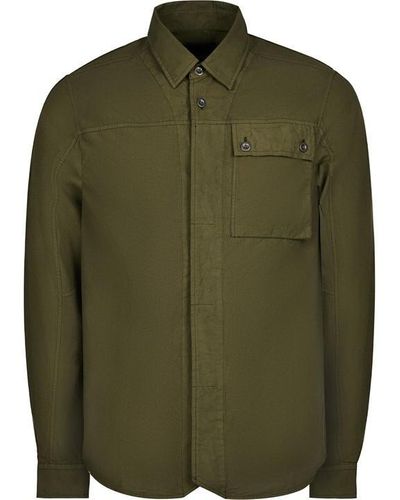 Left Hand Button Pocket Shirt - Green