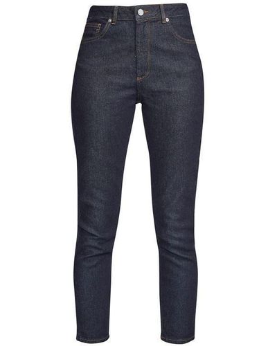 French Connection Pin Up Girlfriend Jeans - Blue