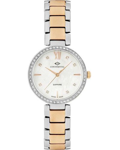 Continental Gold Plated Stainless Steel Classic Watch - Metallic