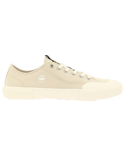 G-Star RAW Noril Canvas Low Trainers - Natural