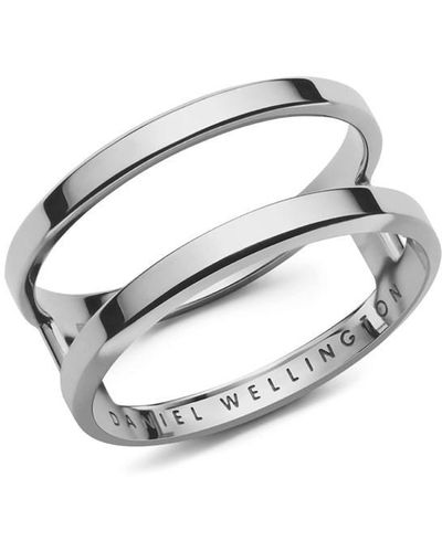 Daniel Wellington Dual Stainless Steel Ring L 1/2 - Metallic