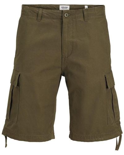 Jack & Jones Cole Barkley Cargo Shorts - Green