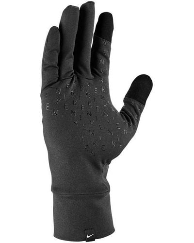 Nike Fleece Running Gloves Black