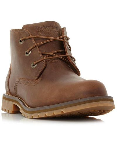 Timberland A10jd 3 Eye Waterproof Chukka Boots - Brown