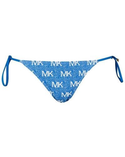 MICHAEL Michael Kors Side Tide Bikini - Blue