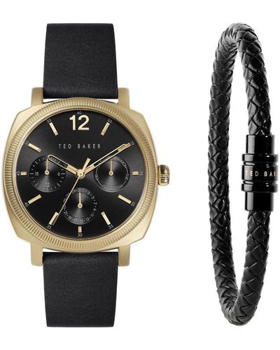 Ted Baker Steel Fashion Analogue Quartz Watch - Black