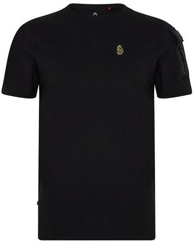 Luke Sport Impressions Detail T-shirt - Black