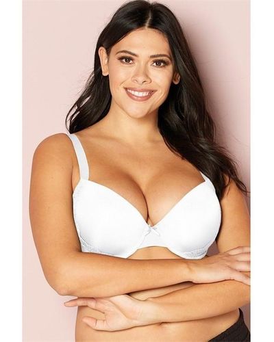 Be You Moulded Under Lace Bra - White
