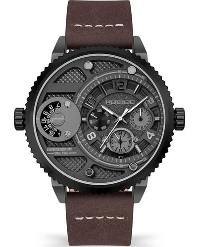 Police Stainless Steel Fashion Analogue Watch - Black