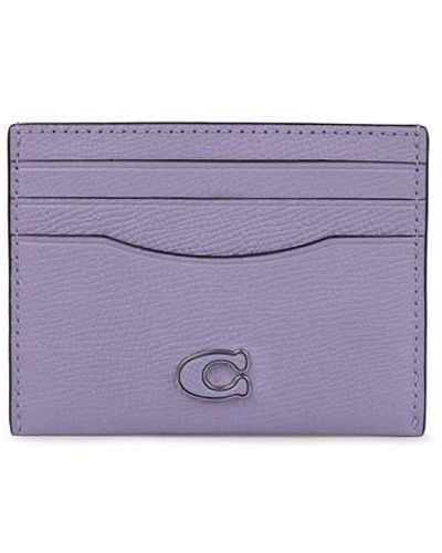 COACH Card Case - Purple