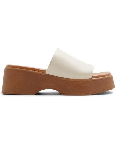 ALDO Yassu Chunky Mule Sandals - White