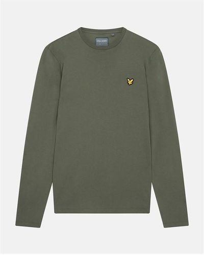 Lyle & Scott Lyle Lng Slve Top Sn99 - Green