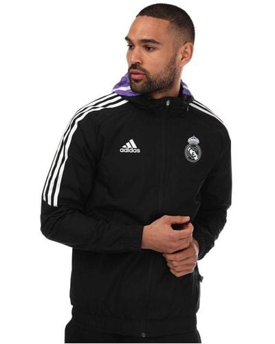 adidas Real Madrid 2022/23 All Weather Jacket - Black