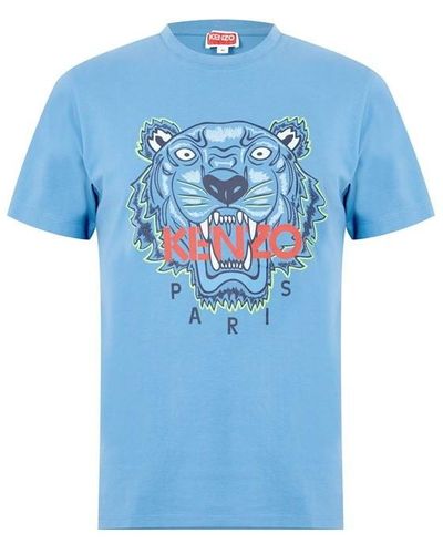 KENZO Tiger Head T-shirt - Blue