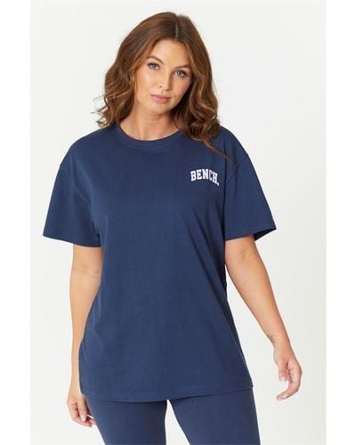Bench Ladies Varsity T-shirt - Blue