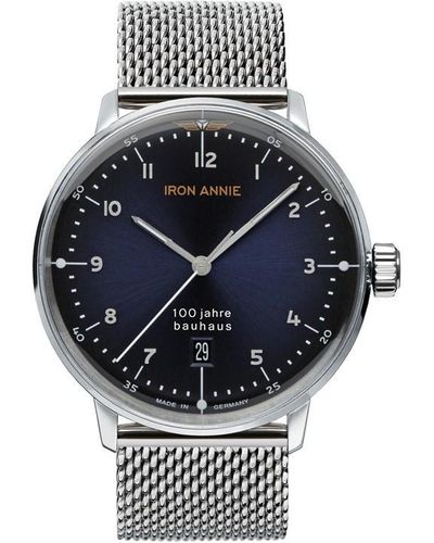 IRON ANNIE Stainless Steel Classic Analogue Quartz Watch - Metallic