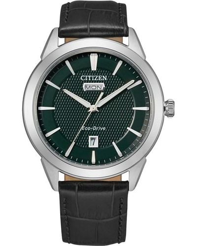 Citizen Strap Wr100 Stainless Steel Classic Watch - Green