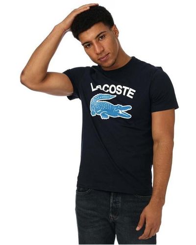Lacoste Crocodile Print T-shirt - Black