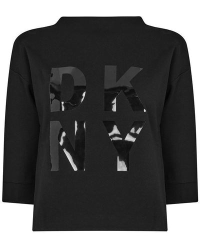 DKNY Logo Top - Black