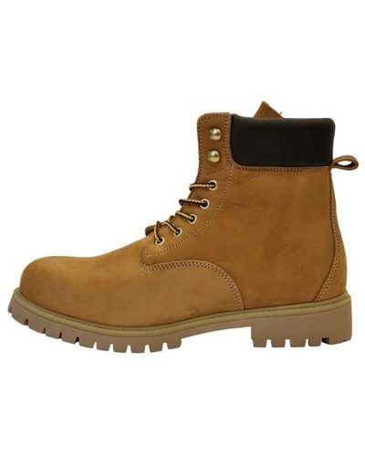Lee Cooper 6in rugged Boots - Brown