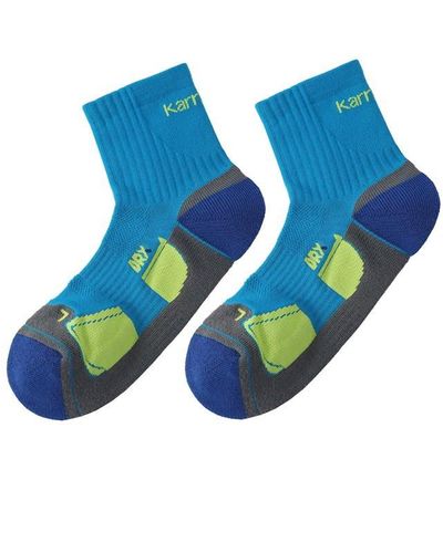 Karrimor Dri Skin 2 Pack Running Socks - Blue