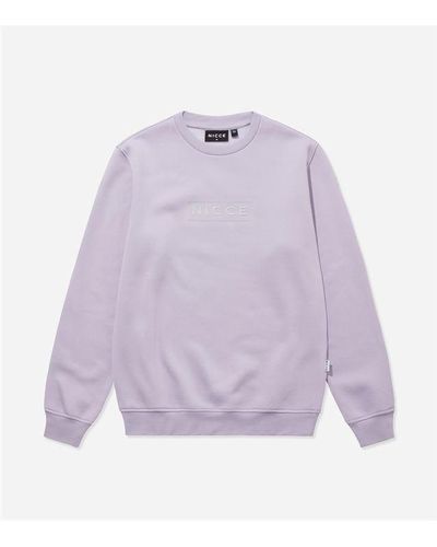 Nicce London Plinth Sweatshirt - Purple