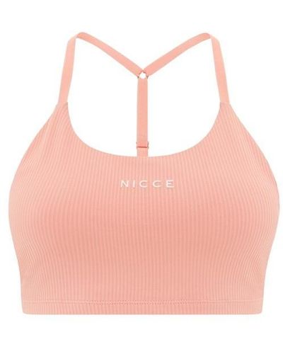 Nicce London Arla T Back Bra - Pink