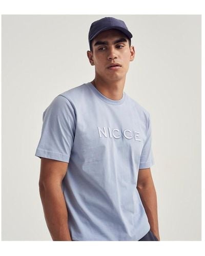Nicce London Logo T-shirt - Blue