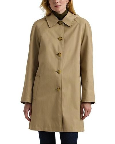 Ralph Lauren Lrl Trench Coat Ld43 - Natural