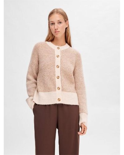 SELECTED Selected Lilo Cardi Ld41 - Natural