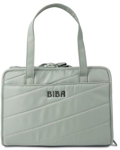 Biba Quilted Foldout Wash Bag - Green