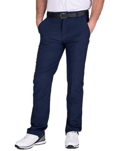 Island Green Golf Stretch Tapered Trousers - Blue