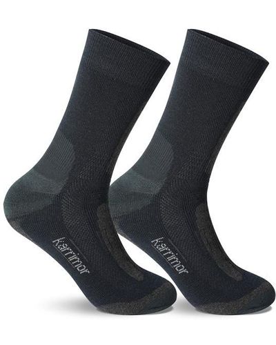 Karrimor 2 Pack Trekking Socks - Blue