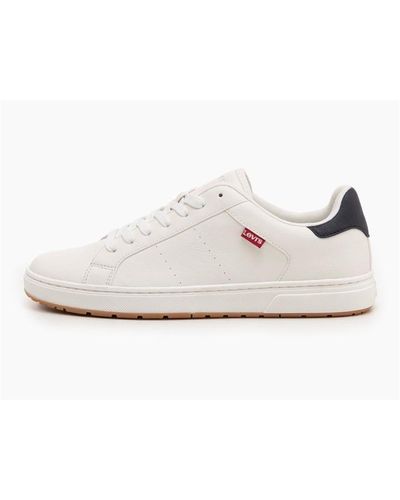 Levi's Piper Leather Trainers - White