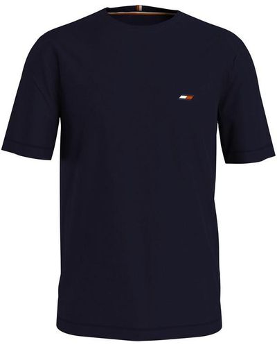 Tommy Sport Entry T Shirt - Blue