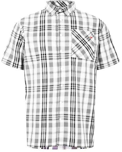 Lee Cooper Cooper Smart Casual Check Shirt - White