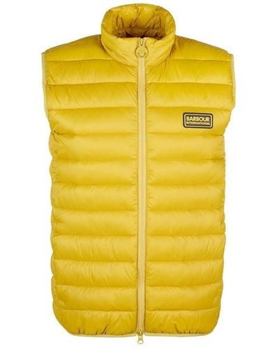 Barbour Racer Reed Gilet - Yellow