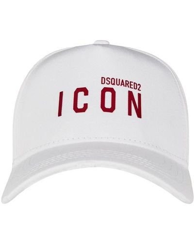DSquared² Small Icon Logo Cap - White