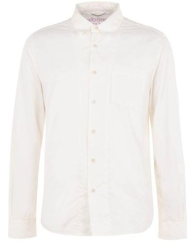 Albam Poplin Shirt - White